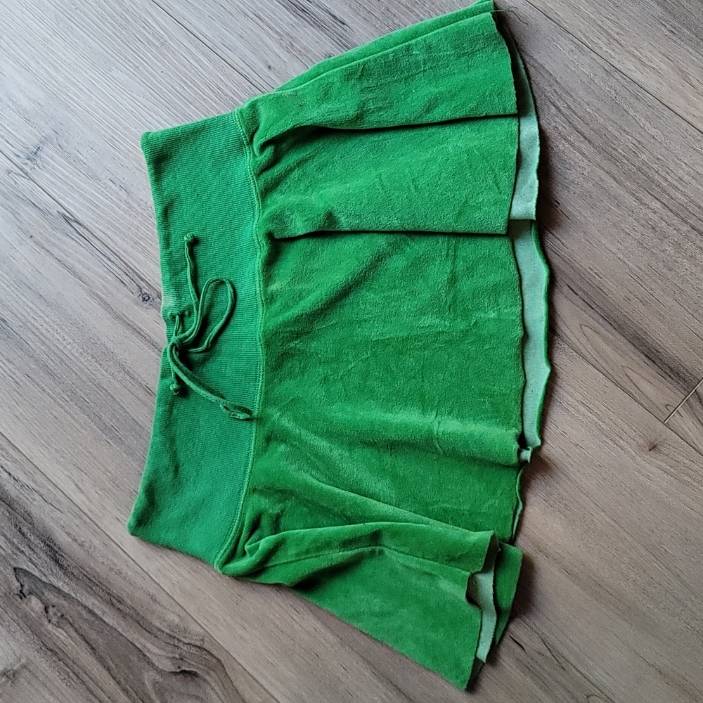 Vintage American High Green Mini Skirt Size Medium ❤